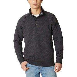 NWT Eddie Bauer Men's Quilted Quarter Snap Shirt Jacket Size 2XL Gray $70 DD094